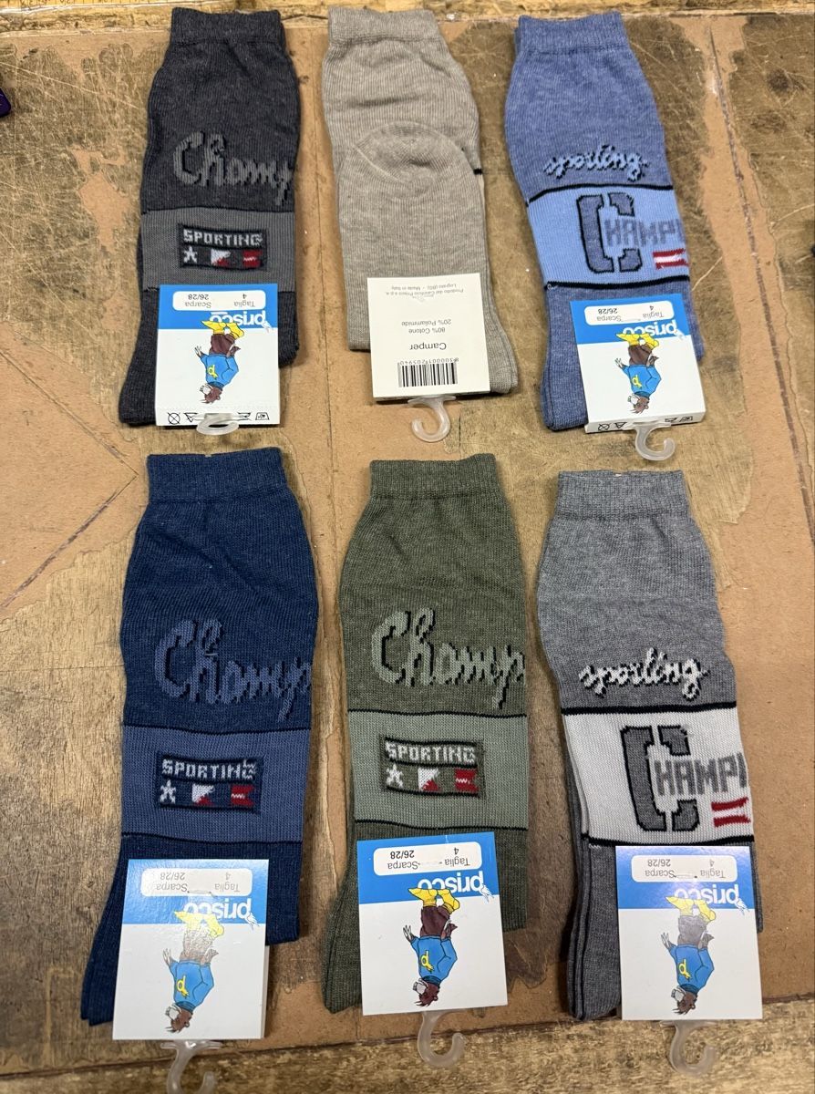 Calze per bambini: 6 Kinder Socken Gr. 26-28 – Nuovo e nell'imballaggio originale da Zürich venduto da Fabrizio1978