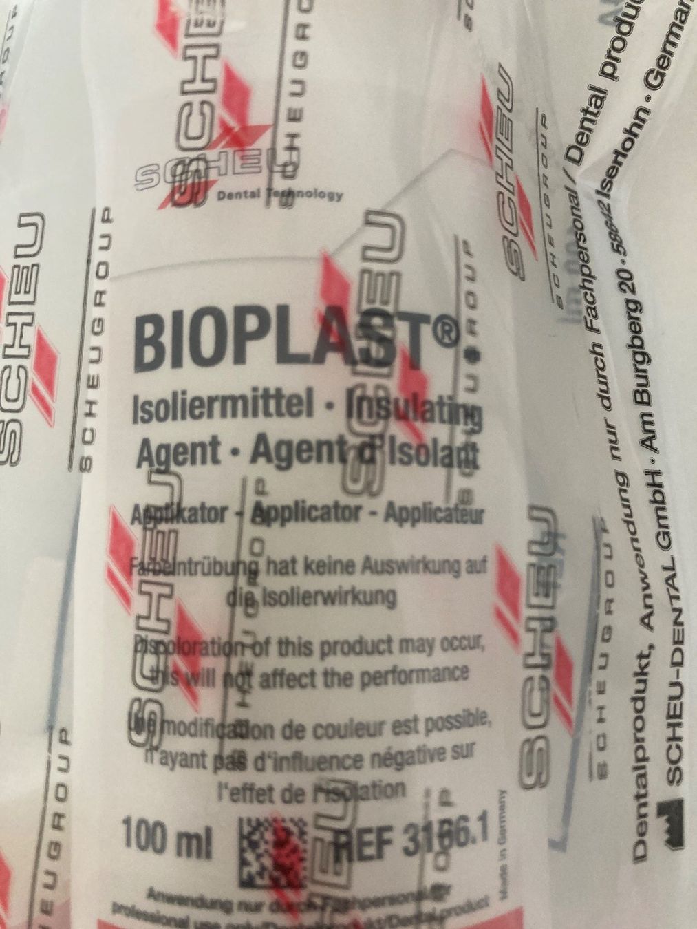 Sonstiges Geschirr & Gläser: Scheu Bioplast Isoliermittel 100ml – Neu und originalverpackt aus Kaltbrunn von Silberkiste 1