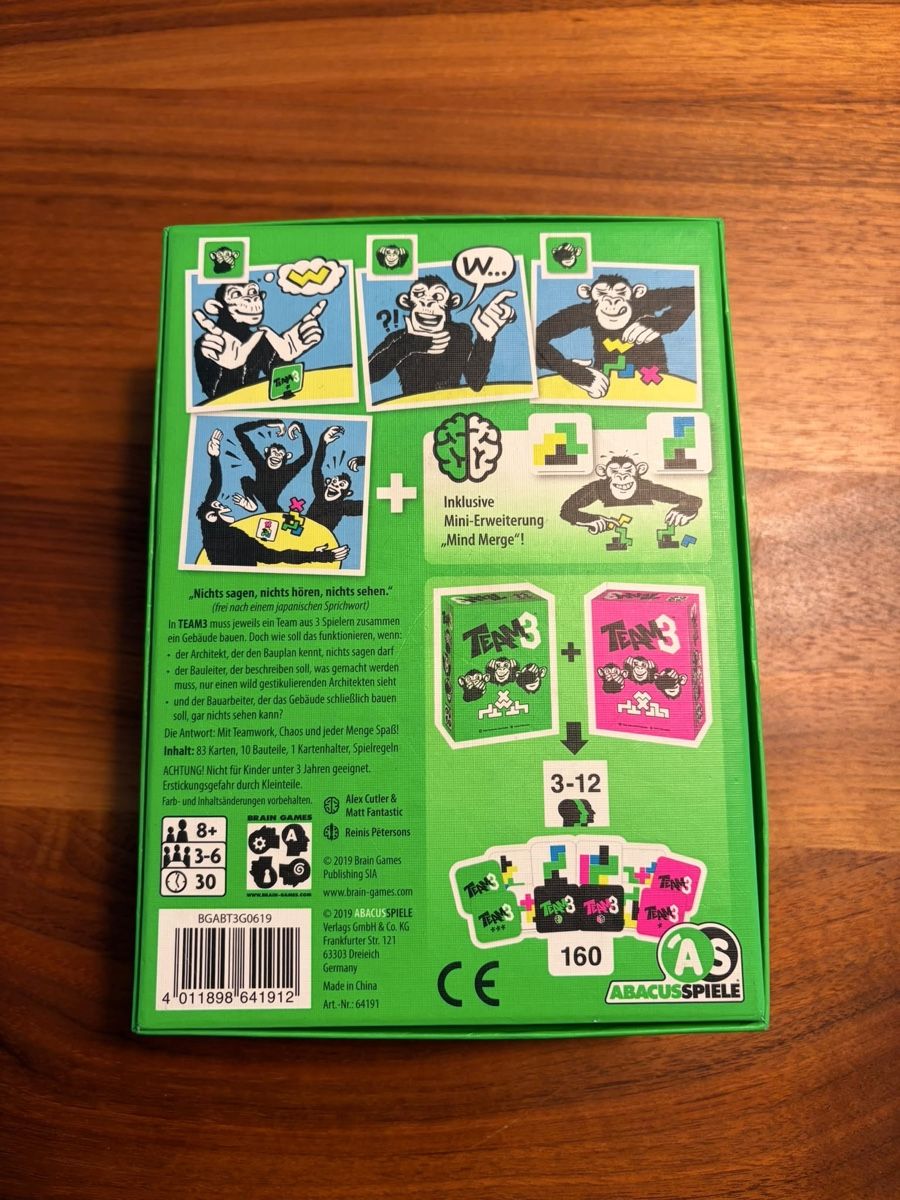 Spiele: Team 3 - Brettspiel – Gebraucht aus Stansstad von Rashcinal 1