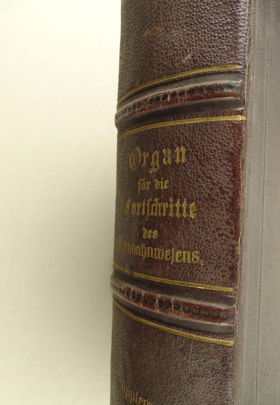 Libri: FORTSCHRITTE DES EISENBAHNWESENS 1869 – Usato da Grüningen venduto da Kartensammler 2