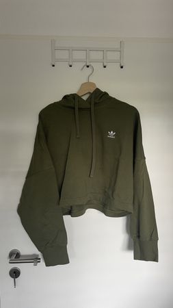 Adidas Pullover Hoodie Olivgrün Gr. 38