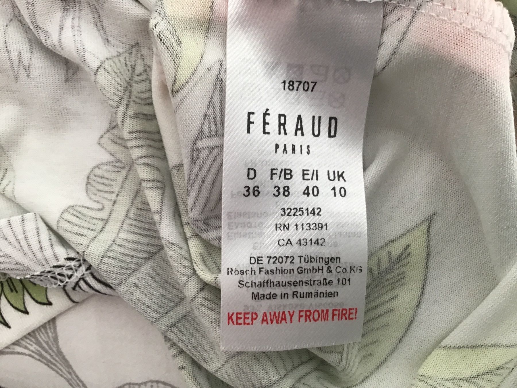 Vestiti: FREIZEITKLEID FÉRAUD PARIS GR. 36 KURZARM – Nuovo (secondo la descrizione) da Glattfelden venduto da ire_w6h2 7
