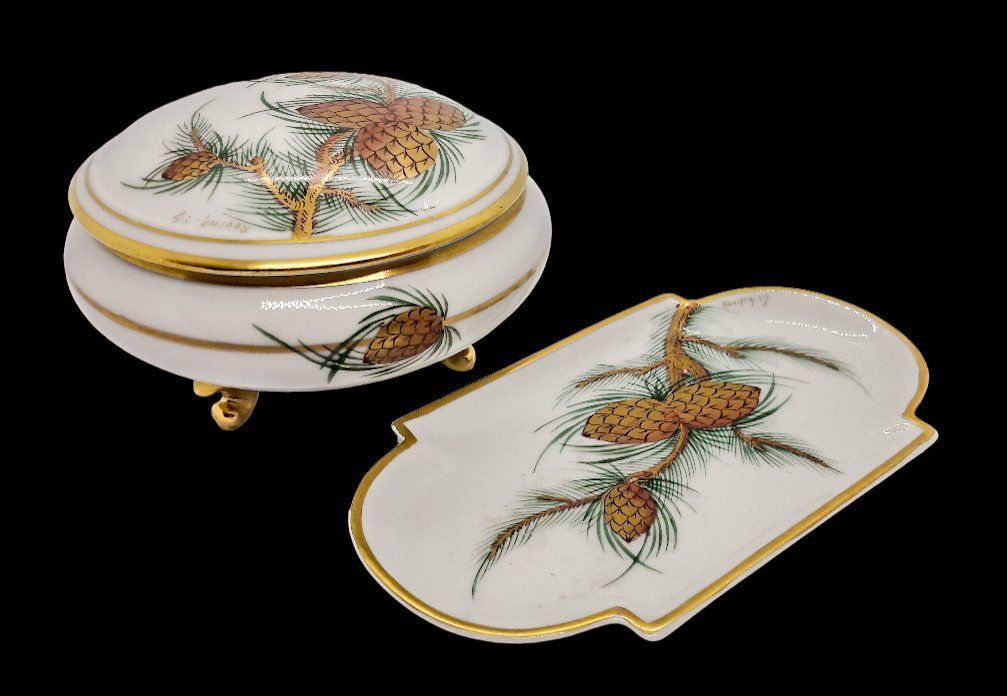 Dosen: Rovina Epinal Schmitt Jugendstil bonbonnière ravier – Gebraucht aus Tavannes von Brocashop 6