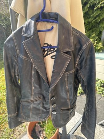 Vintage Gipsy Lederjacke, Grösse S, Top Zustand! 36