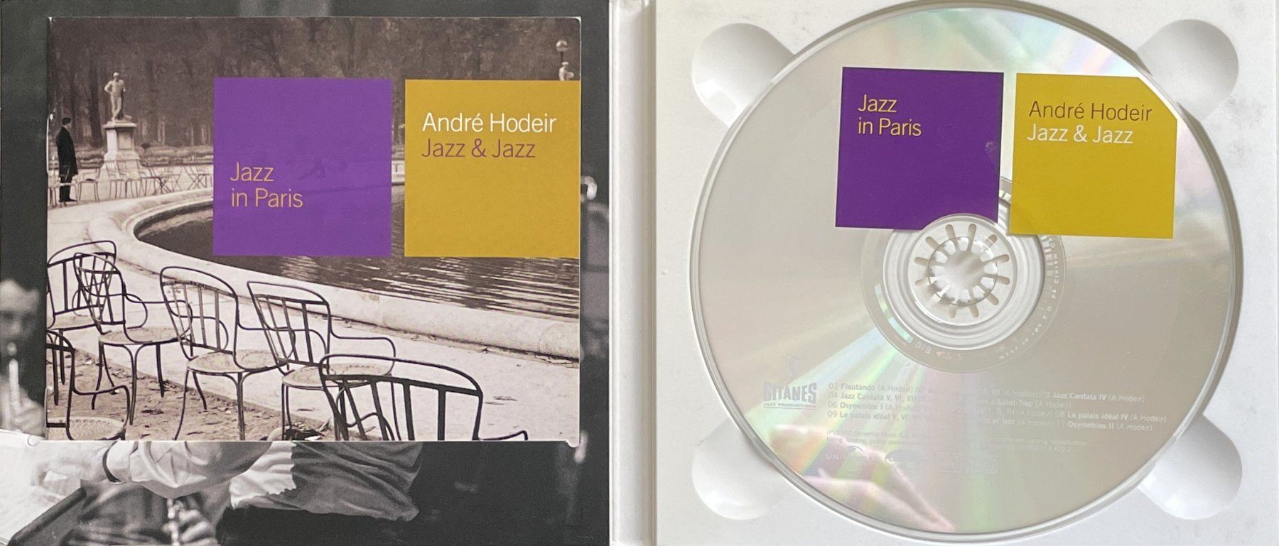 CD: André Hodeir - Jazz & Jazz - Jazz In Paris – Usato da Savagnier venduto da Ne2065 2