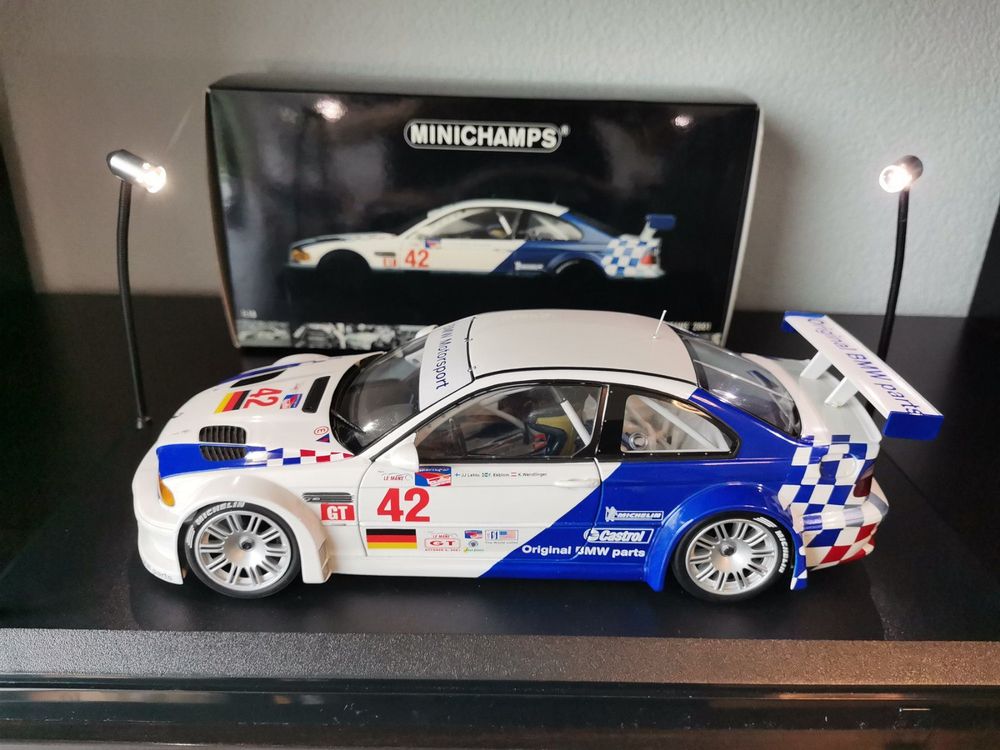 Minichamps 1/18 BMW M3 GTR ELMS 2001 N°42 – Occasion