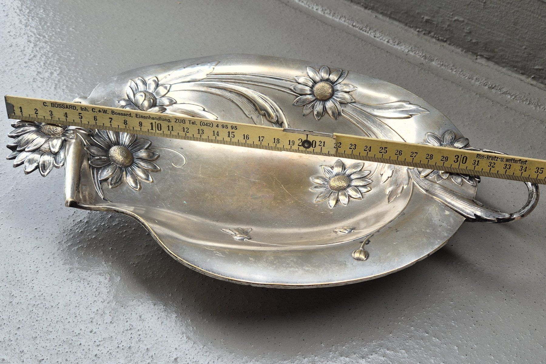 WMF Ciotole: WMF Jugendstil-Schale mit Blumendekor – Usato da Zürich venduto da brinkosos 3