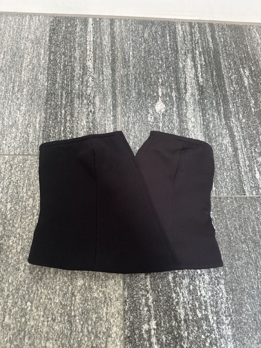 Top: NEXT Black Corset Top - Size 8 - Excellent Condition! – Nuovo (secondo la descrizione) da Sementina venduto da NinaDel 1
