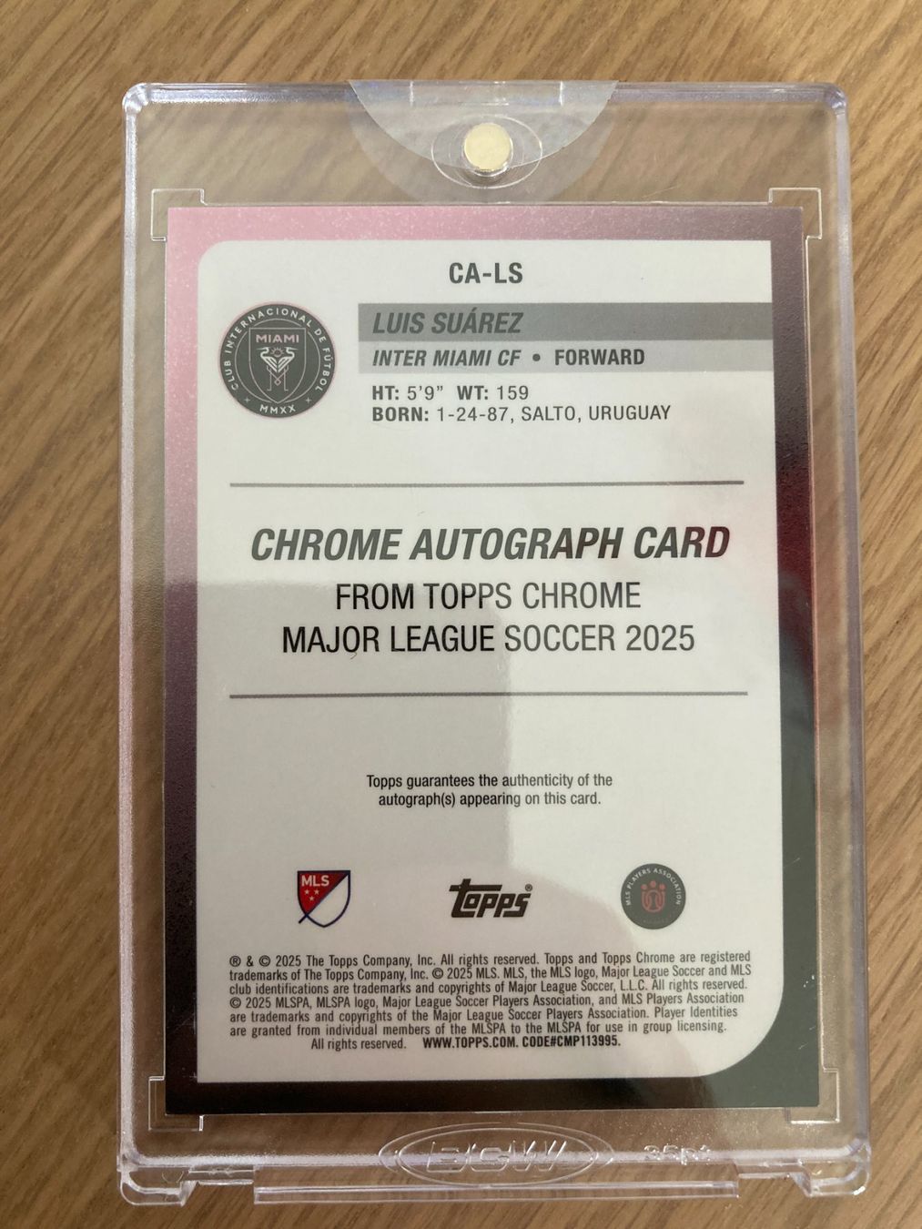Topps Cartes à collectionner: Topps Chrome MLS 2025 - Luis Suarez Auto /25 – D'occasion à La Tour-de-Peilz par Tyalos_Cards 1