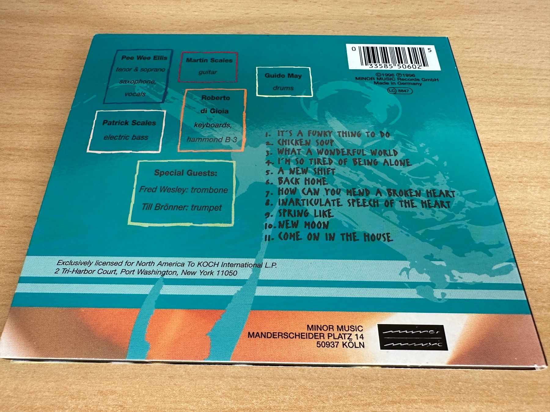 CD: Pee Wee Ellis – A New Shift – Usato da Rikon im Tösstal venduto da Alpenmutz 1