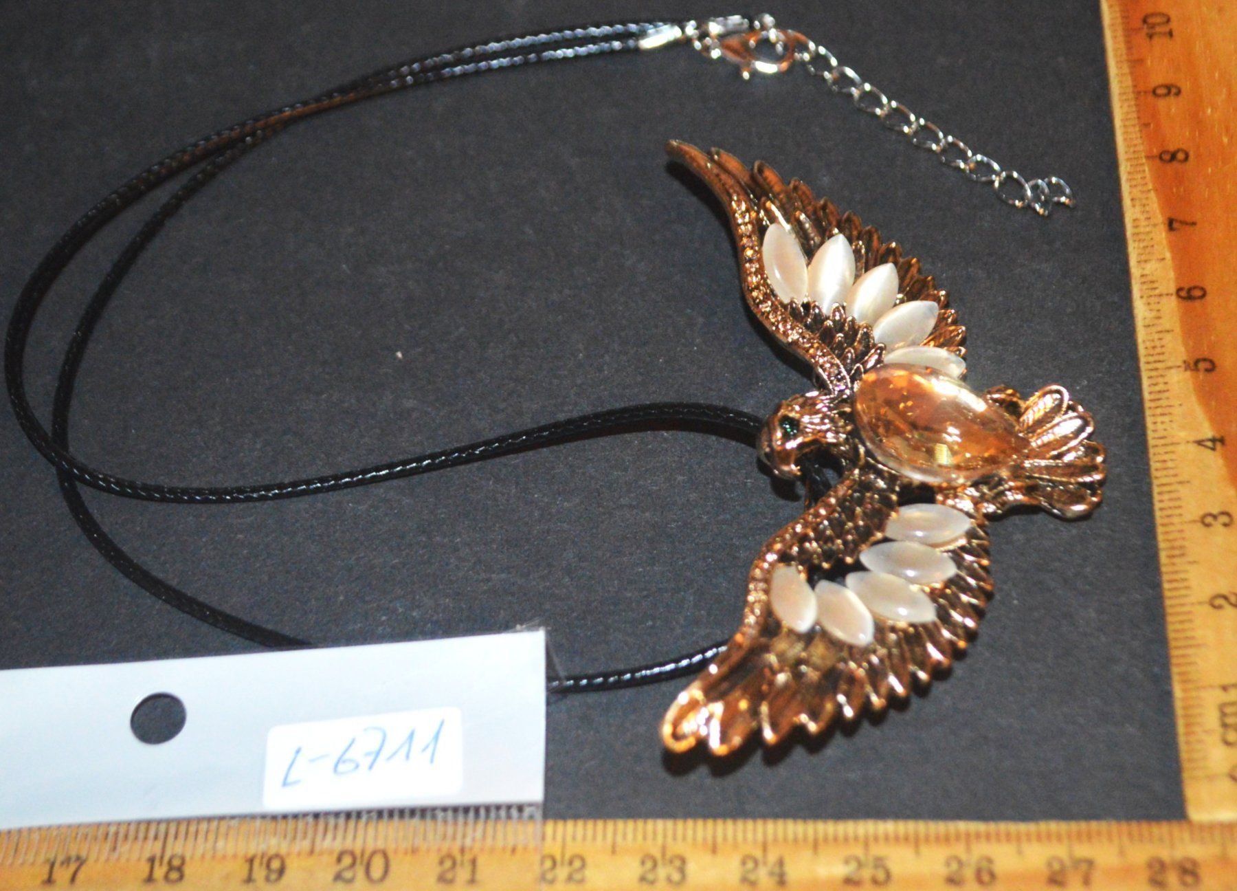 Spille & Fermagli: Brosche oder Halskette - L-6711 - Adler Antik Bronze Strass – Nuovo e nell'imballaggio originale da Goldiwil (Thun) venduto da han_v5b7 4