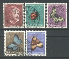 1952, Pro Juventute, ohne Falz, gestempelt