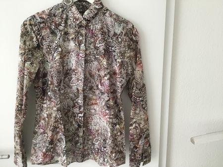 JAQUES BRITT BLUSE LANGARM Brauntöne, Gr. 36