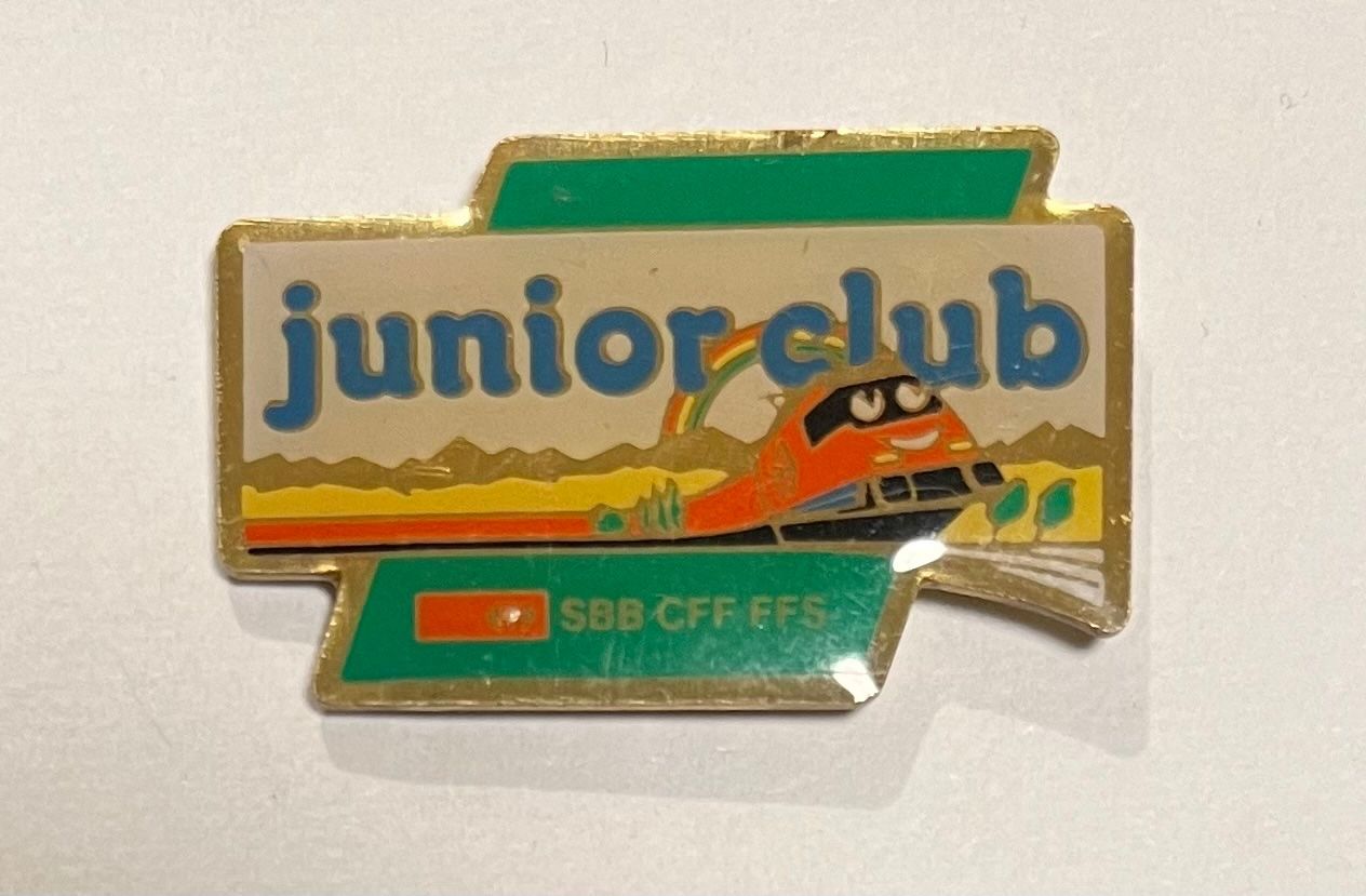 SBB/CFF/FFS Placchette & Badge: SBB CFF FFS Junior Club Pin – Usato da Altdorf UR venduto da Mini037