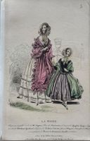 Antike Lithographie, Mode, Paris, um 1840