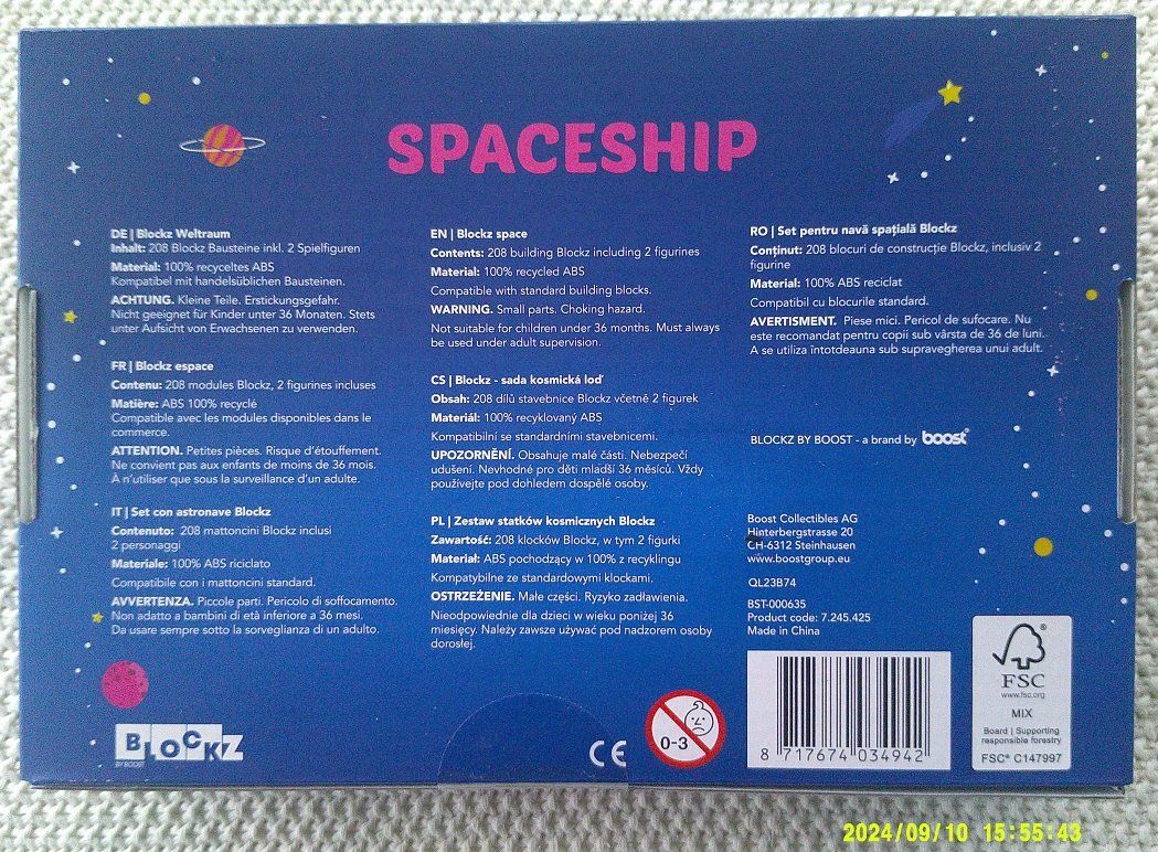Lego Spielzeuge: "AB INS ALL  BLOCKZ SPACESHIP" – Neu und originalverpackt aus Gossau SG von Roco1 1