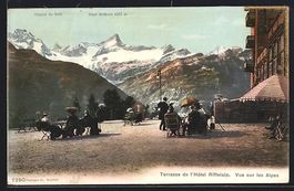 Riffelalp, Terrasse de l' Hotel Riffelal