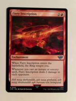 1 x Fiery Inscription - Magic: The Gathering - MtG