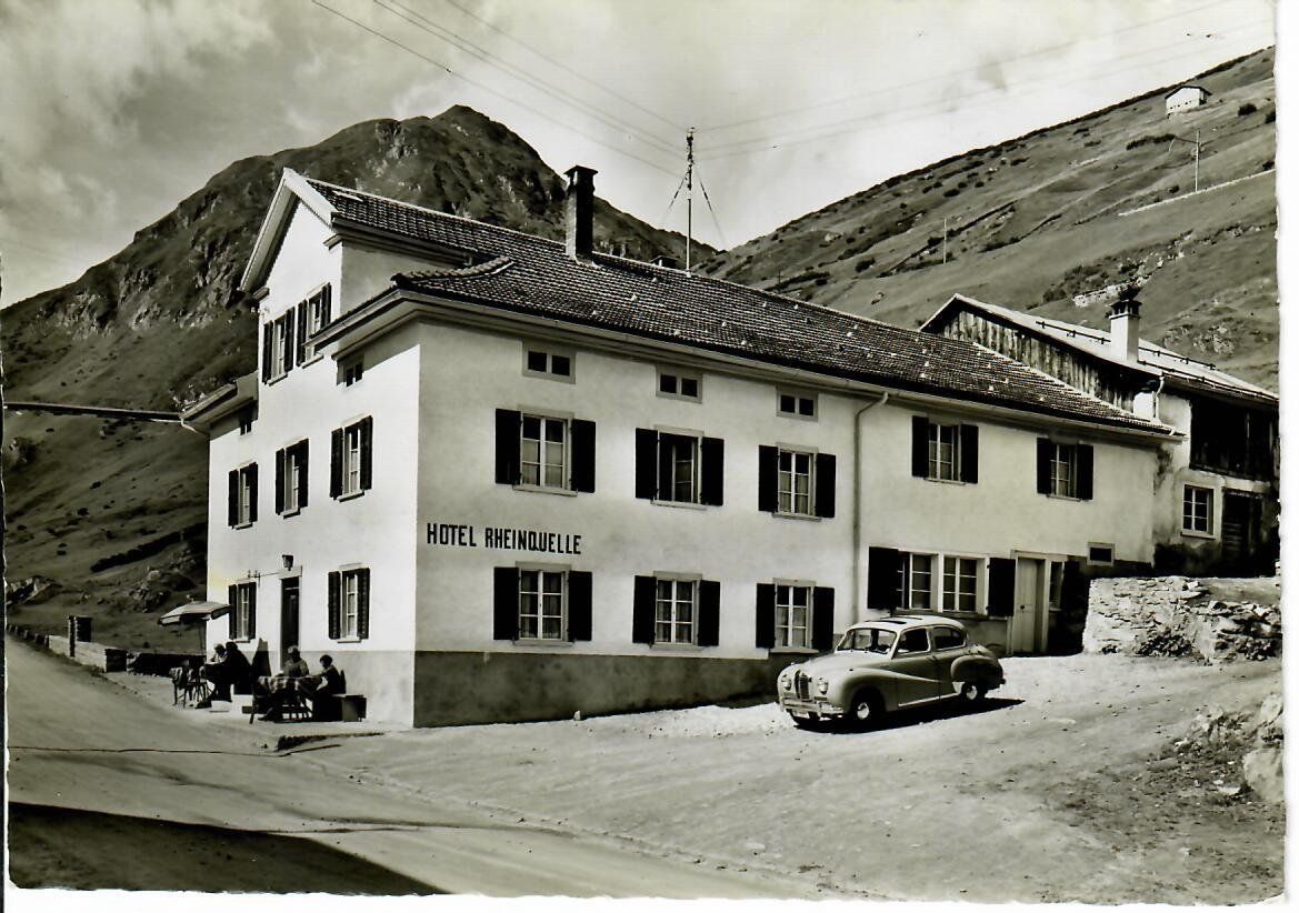 Cartoline postali: Hotel Rheinquelle  Tschamut – Usato da Hochdorf venduto da Ziegel-16
