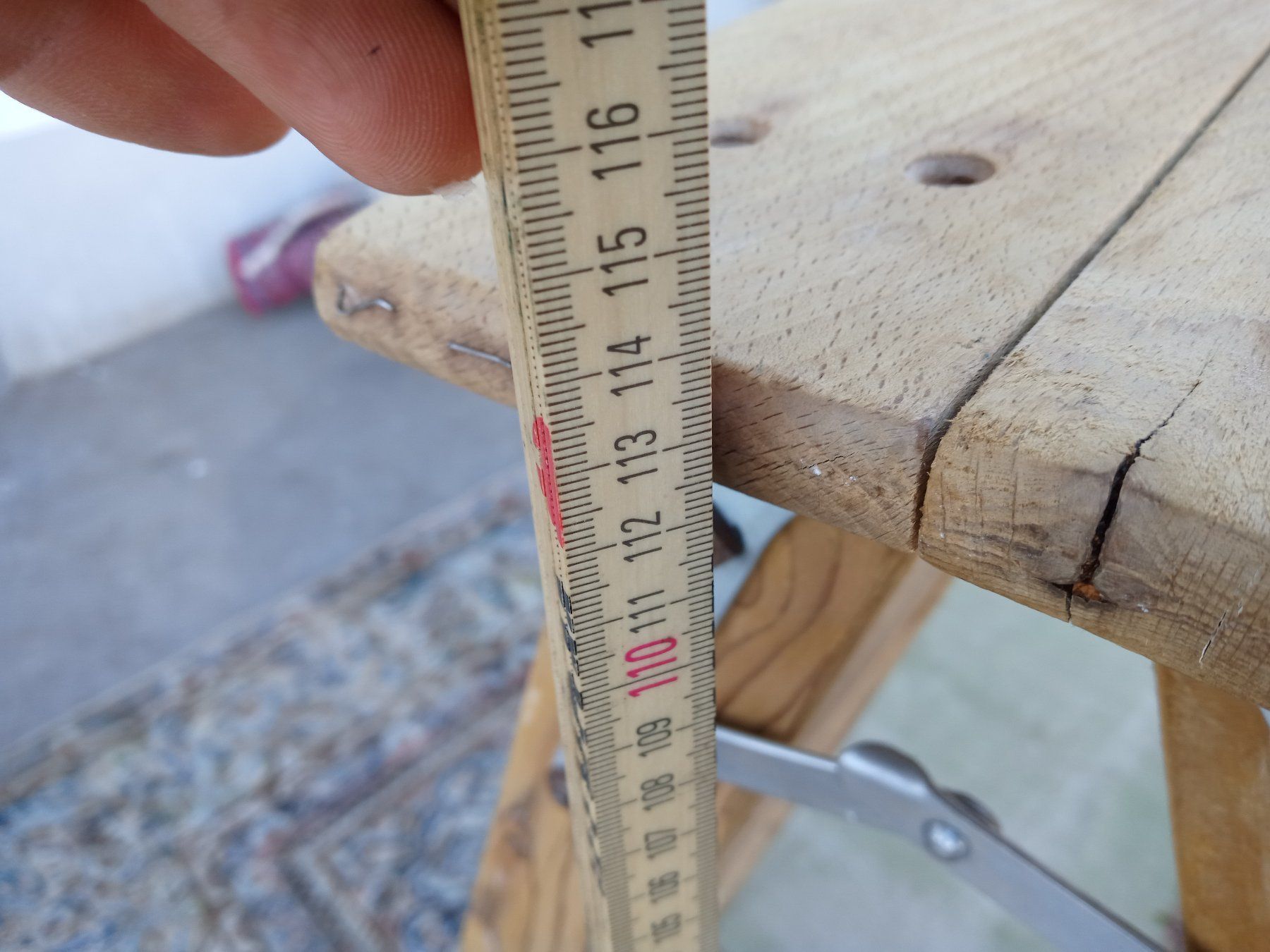 Scale: Alte Holz Leiter abgelaugt – Usato da Prez-vers-Siviriez venduto da Monija70 5