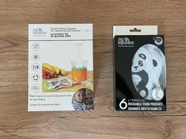 Gourdes bébé / enfant réutilisables + kit remplissage NEUF