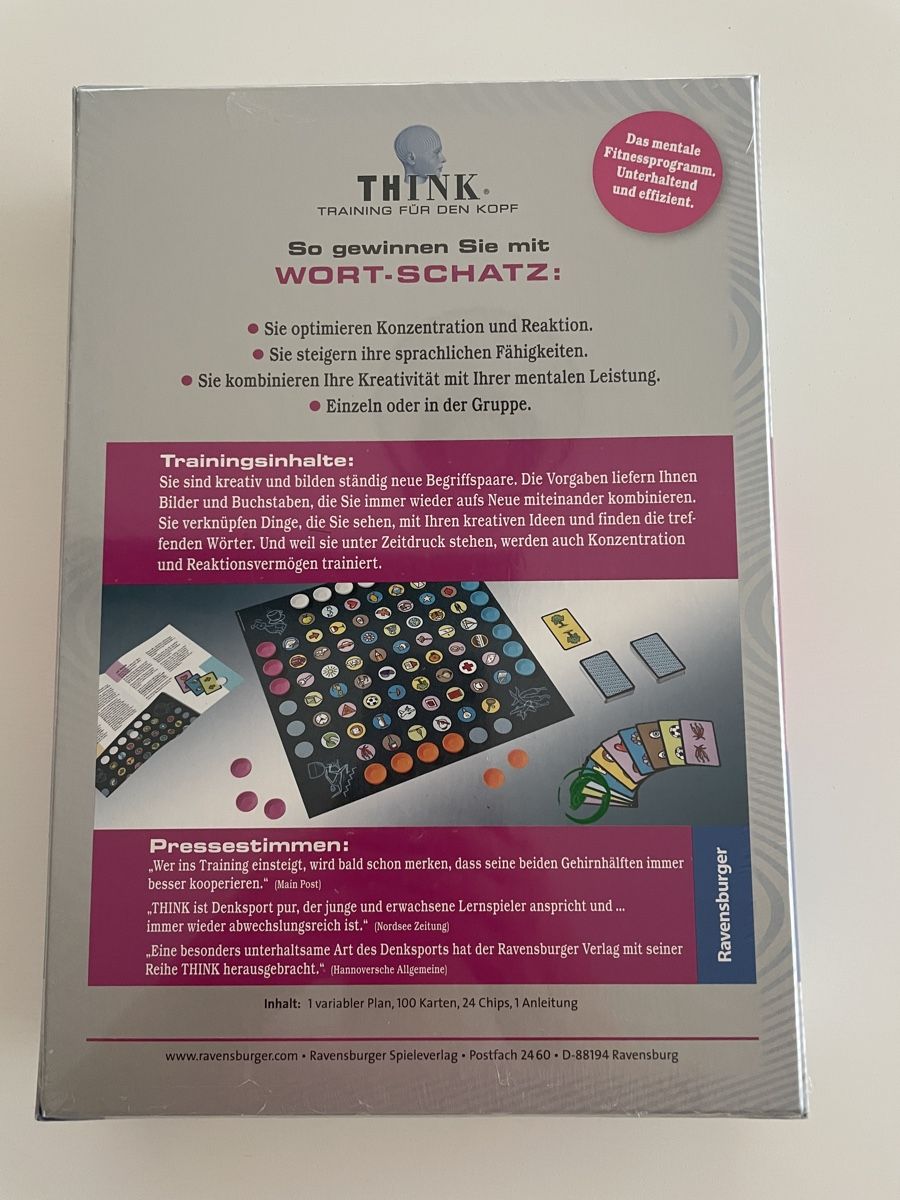 Ravensburger Spiele: Spiel - THINK – Neu und originalverpackt aus Gränichen von stern1111 1
