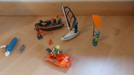 Playmobil Windsurfer und Kiter mit 2 Booten