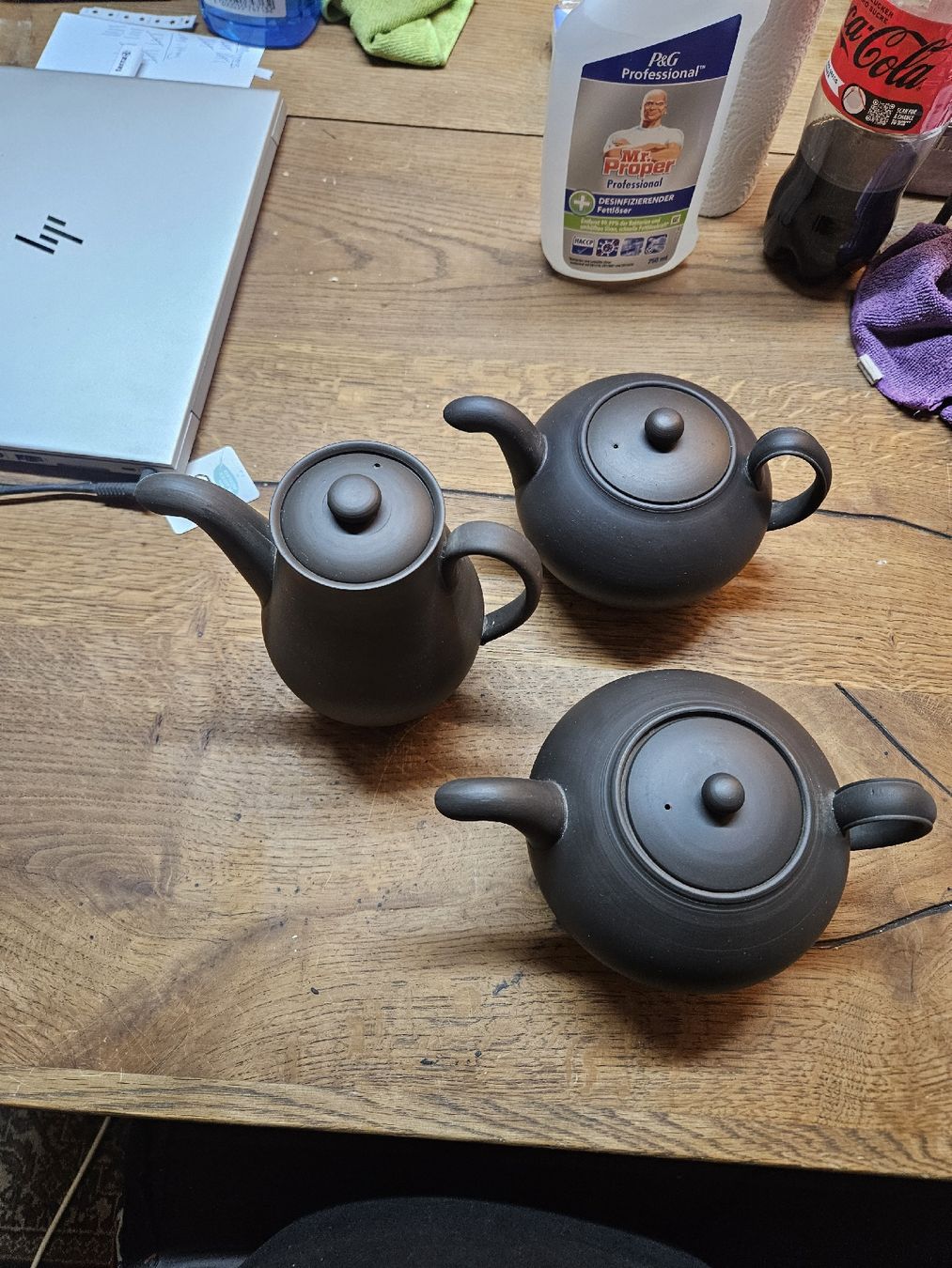 Teekannen: Teeservice aus Ton 3-teilig (T2) – Gebraucht aus Rorschach von TimelessTrading