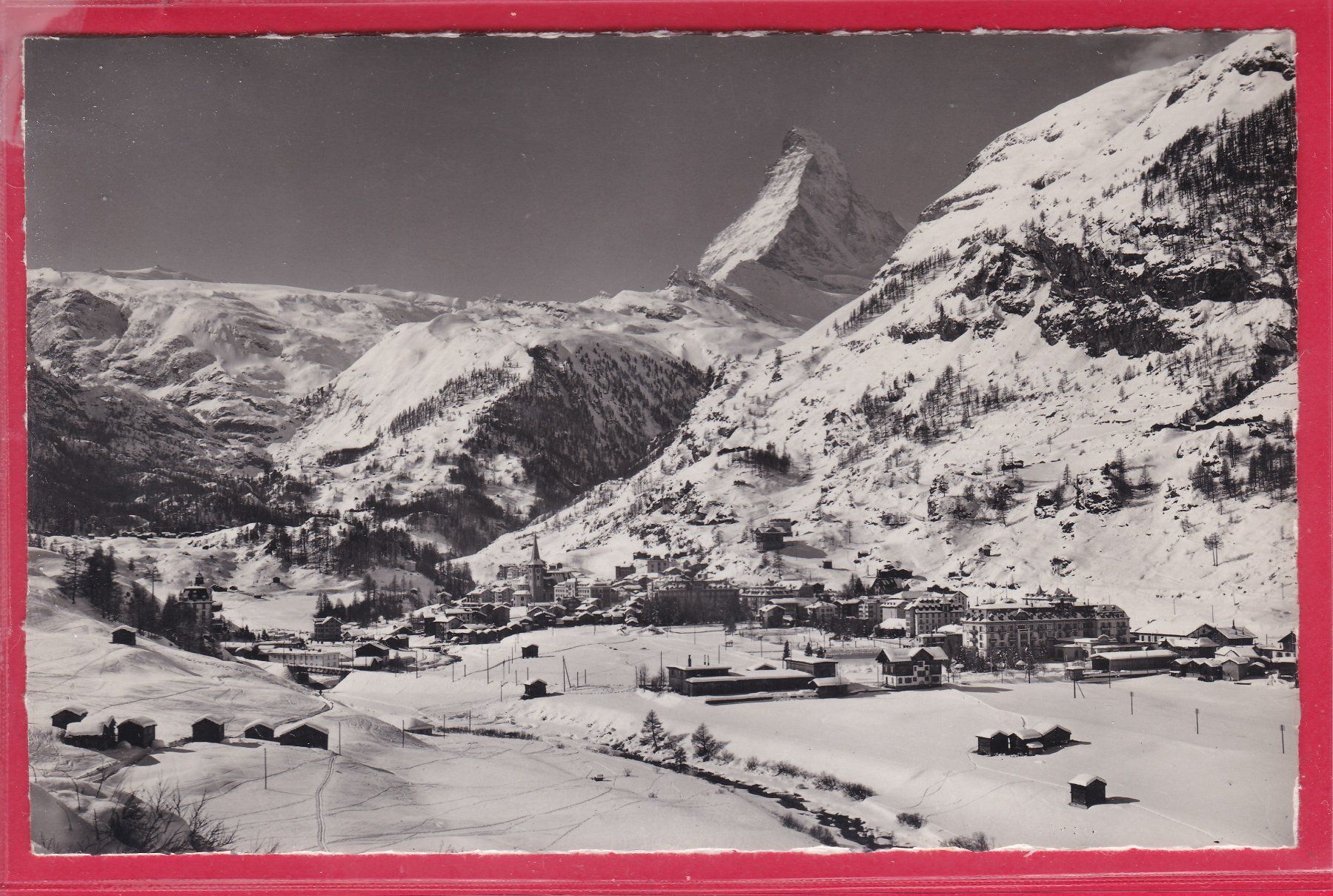 Cartoline postali: ZERMATT MIT MATTERHORN – Usato da Oberrieden venduto da Gebirgsstelze