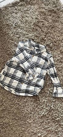 Zara Kariertes Hemd Grösse 80 schwarz/weiss, Baumwolle