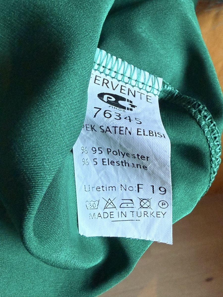 Vestiti: Abito verde smeraldo in satin M – Usato da Glis venduto da dor_b2nc 3