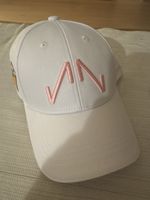 Kappe weiss mit Stickerei "ice cream" und Logo neu