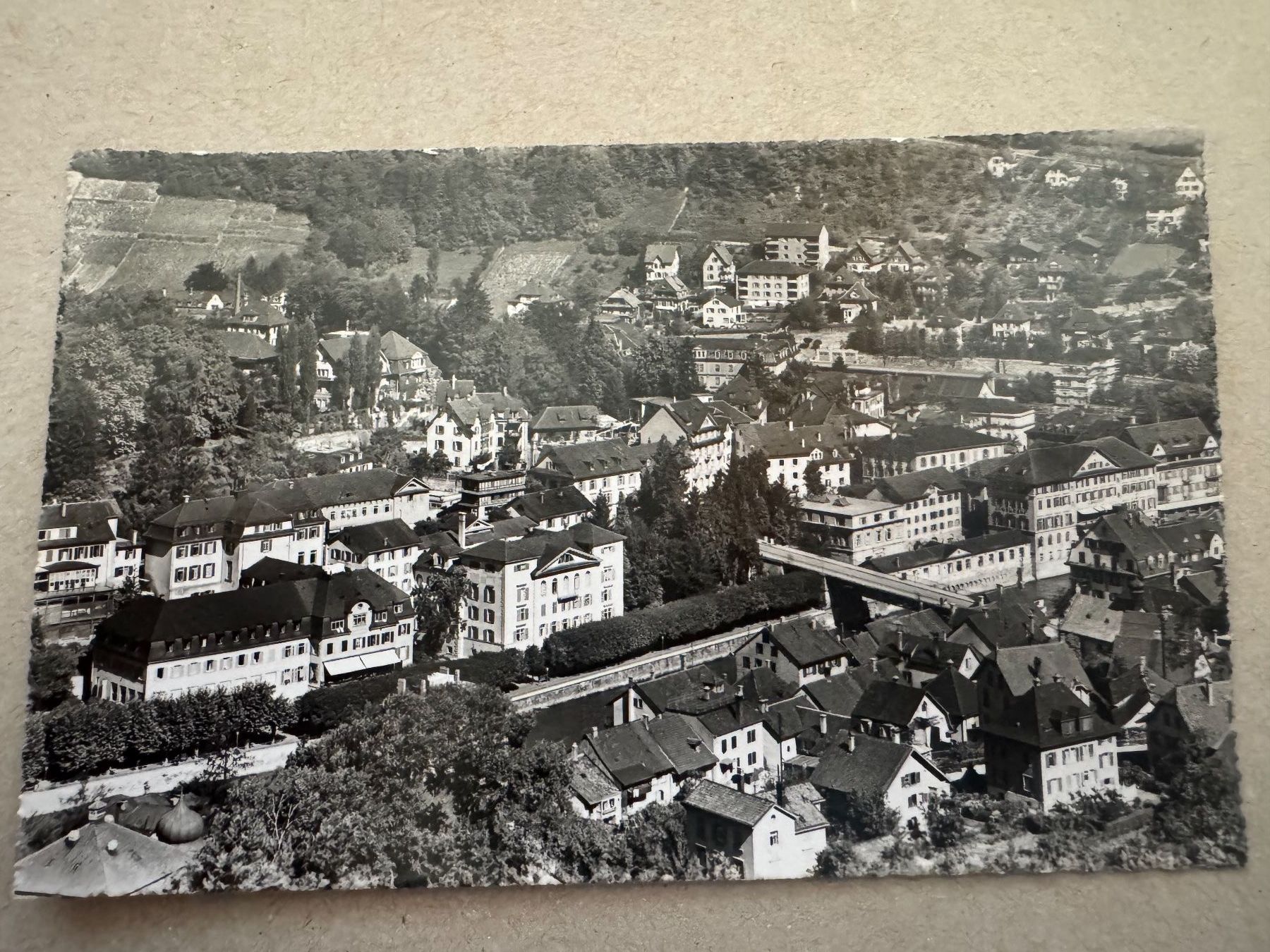 Cartoline postali: BADEN - Kurgebiet Baden - Ansichtskarte – Usato da Tegerfelden venduto da siebenmacky