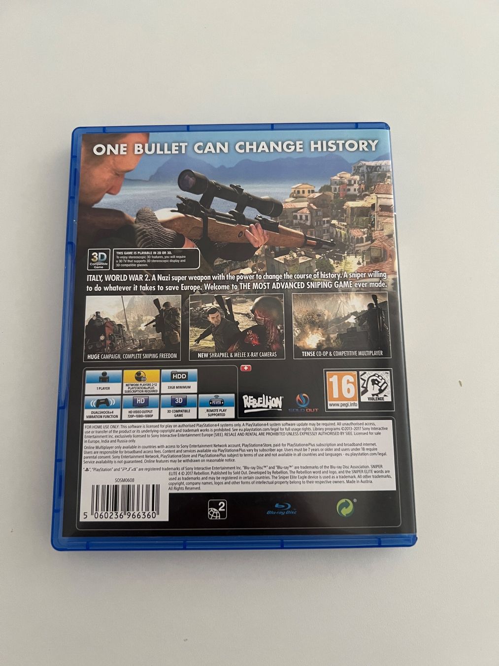 Sony Giochi: Sniper Elior 4 PS4 parfait état – Usato da Ollon VD venduto da Rider_27 1