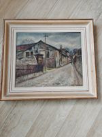 Aimé MORET (1900-1977) - Huile s/ toile 1945 - Genève "Rue..