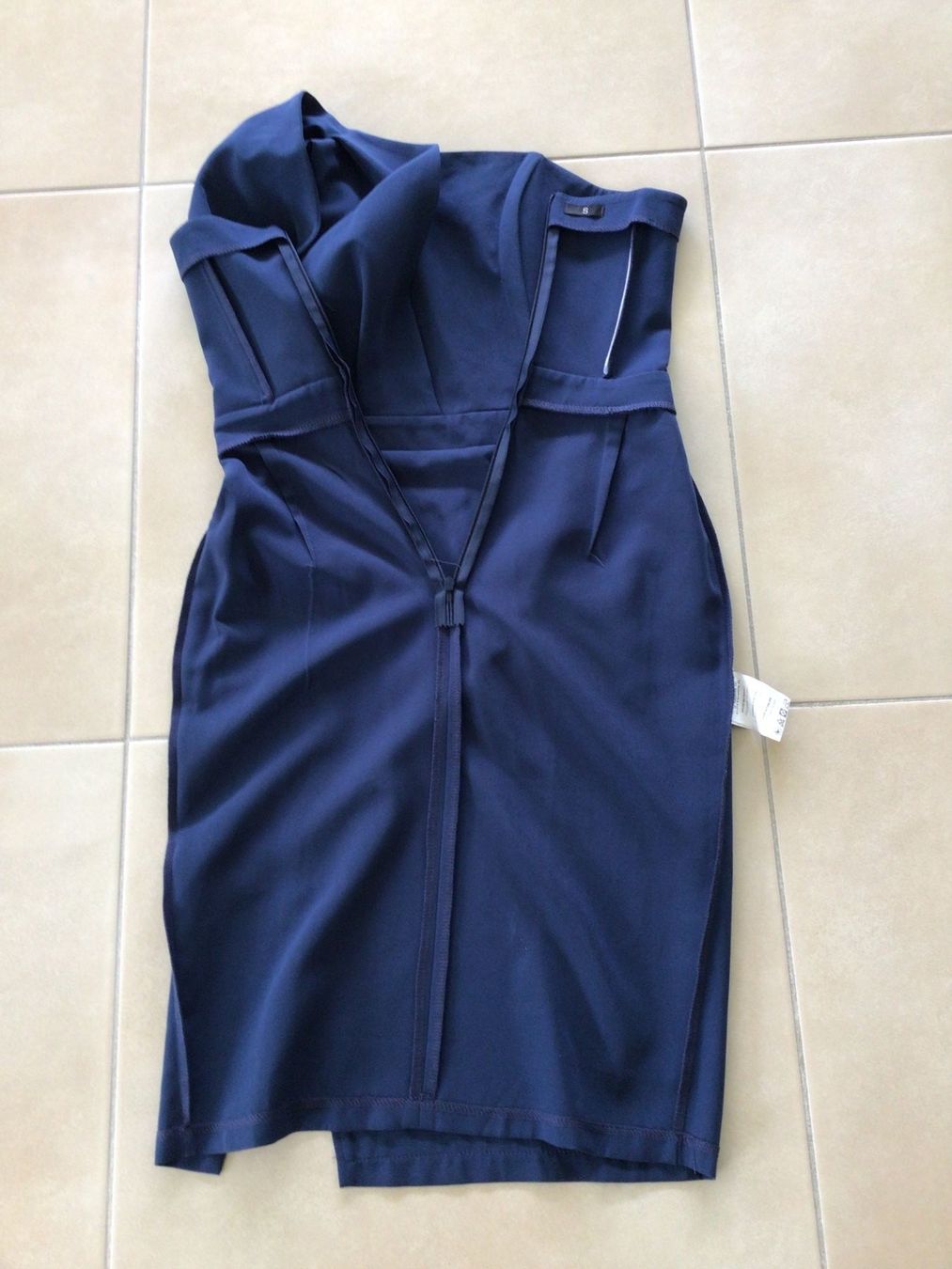 Vestiti: Elegantes Kleid, One-Shoulder, dunkelblau, Gr. S – Usato da Frauenfeld venduto da Stehojen 3