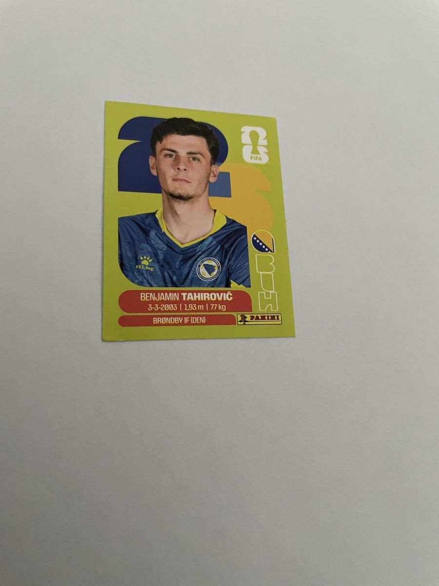Panini Carte collezionabili: FIFA WM 2026 Benjamin Tahirovic BIH 9 – Nuovo (secondo la descrizione) da Winterthur venduto da Cobraforce