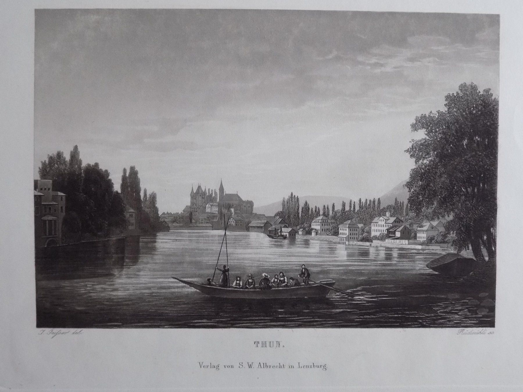 Gravures: Thun Aquatinta von Geisser – D'occasion à Risch par Antikfee 5