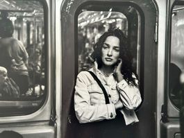 Moscow subway, Schwarzweiss Fotografie