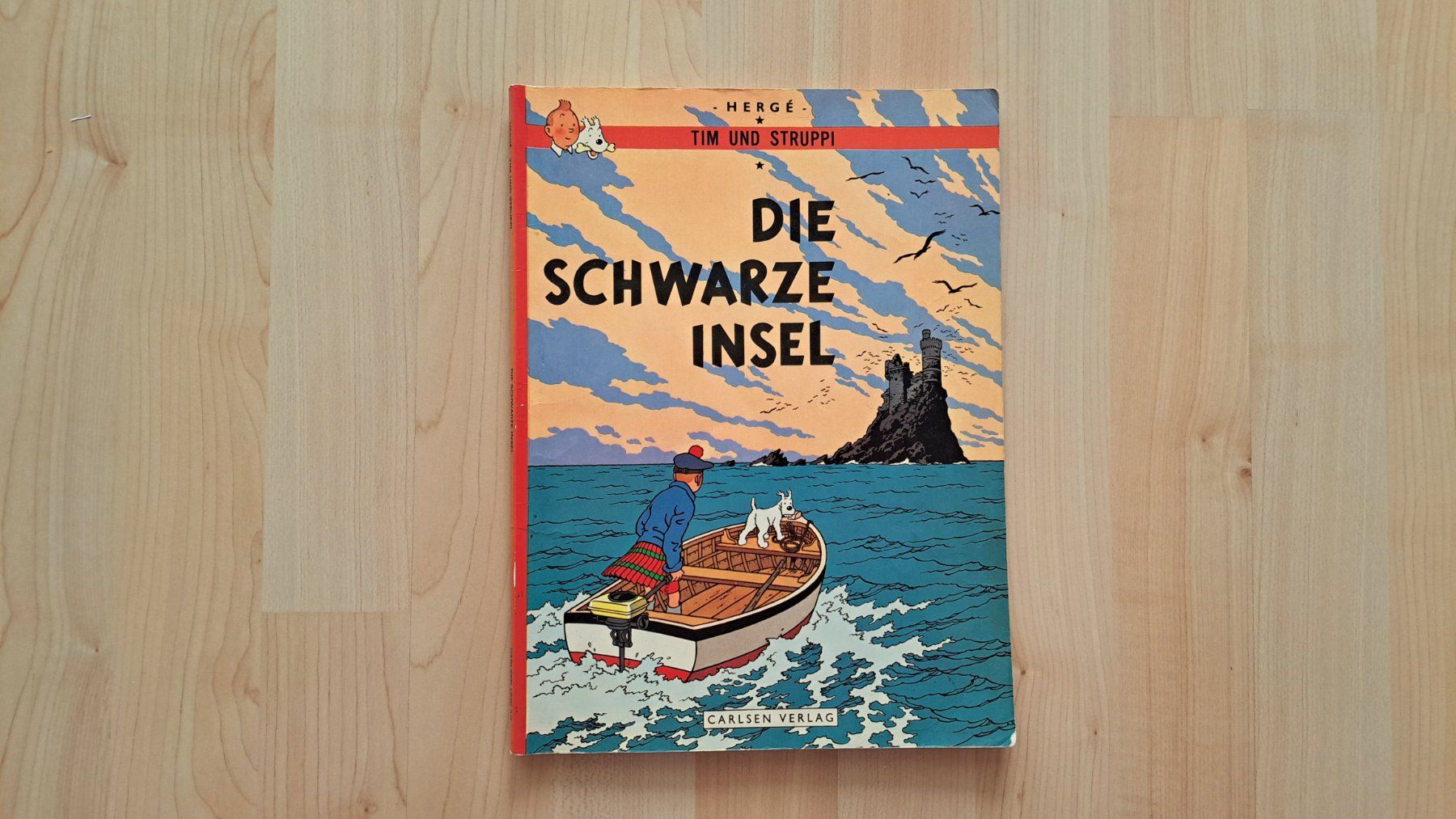 Comics: Tim und Struppi: "Die Schwarze Insel" - 1979 – Gebraucht aus Affoltern am Albis von saminou01