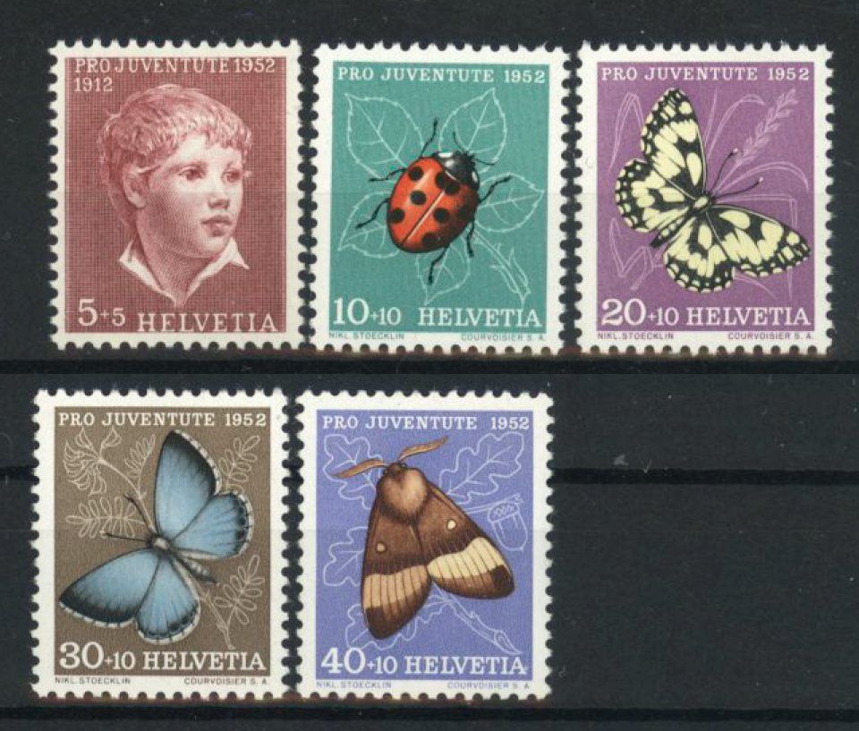 Tutti i francobolli: 1952, Pro Juventute ** – Usato da Willisau venduto da Vollstempel