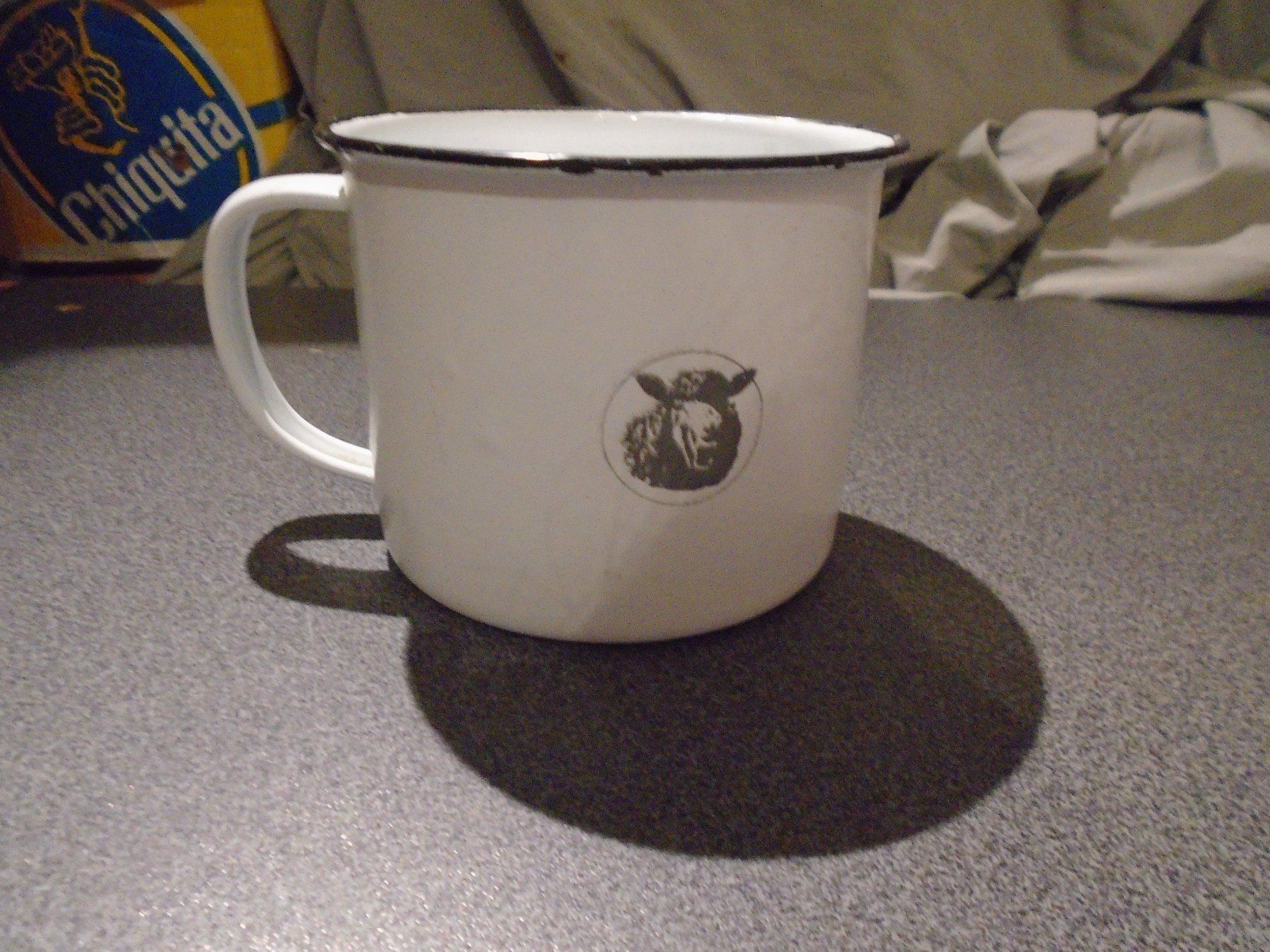 Tazze: Tasse, weiss, Schaf, Email – Usato da Zürich venduto da abraxas1291