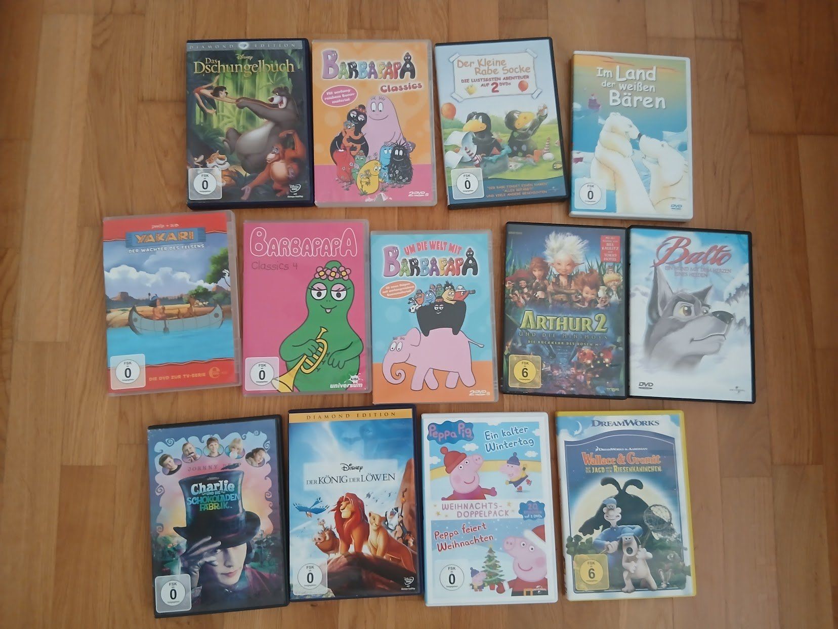 Alle DVDs: 13 Stk. Kinder DVD – Gebraucht aus Dübendorf von Fip05