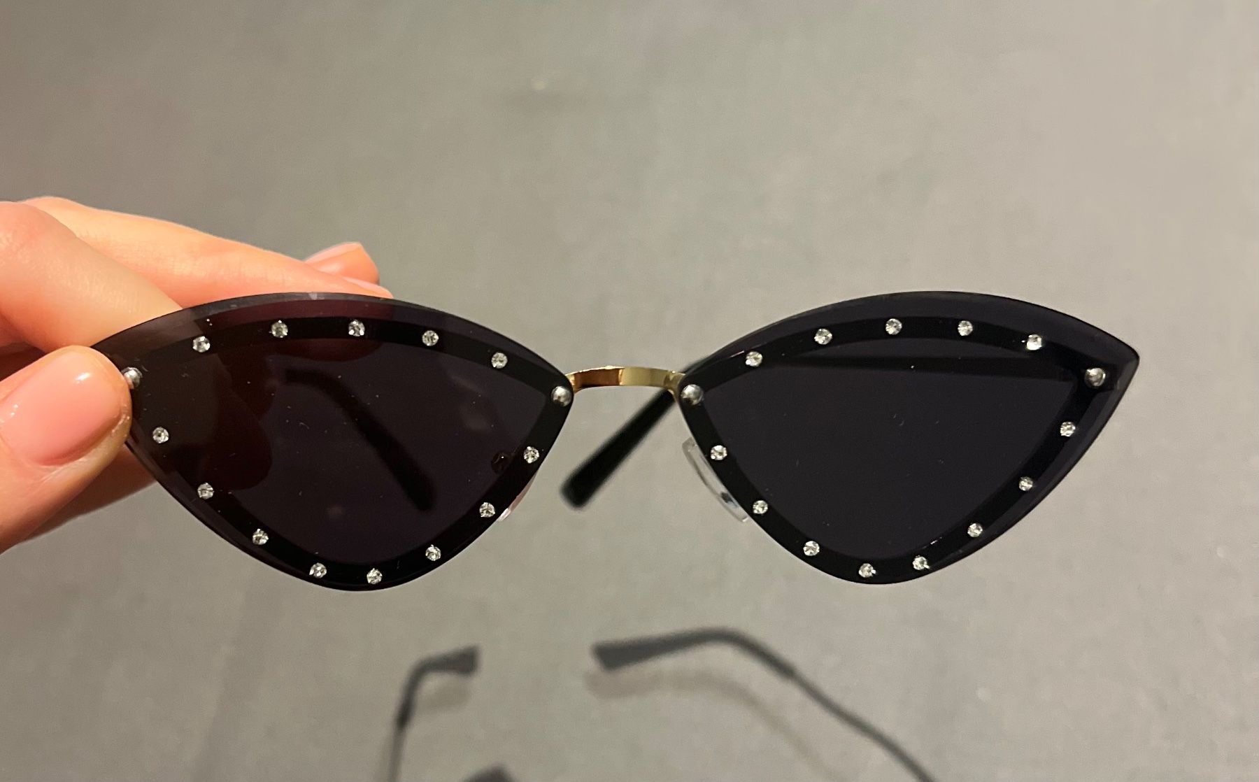Occhiali & Lenti: Sunglasses cat-eye with gems – Nuovo e nell'imballaggio originale da Zug venduto da mkurganskaya 2