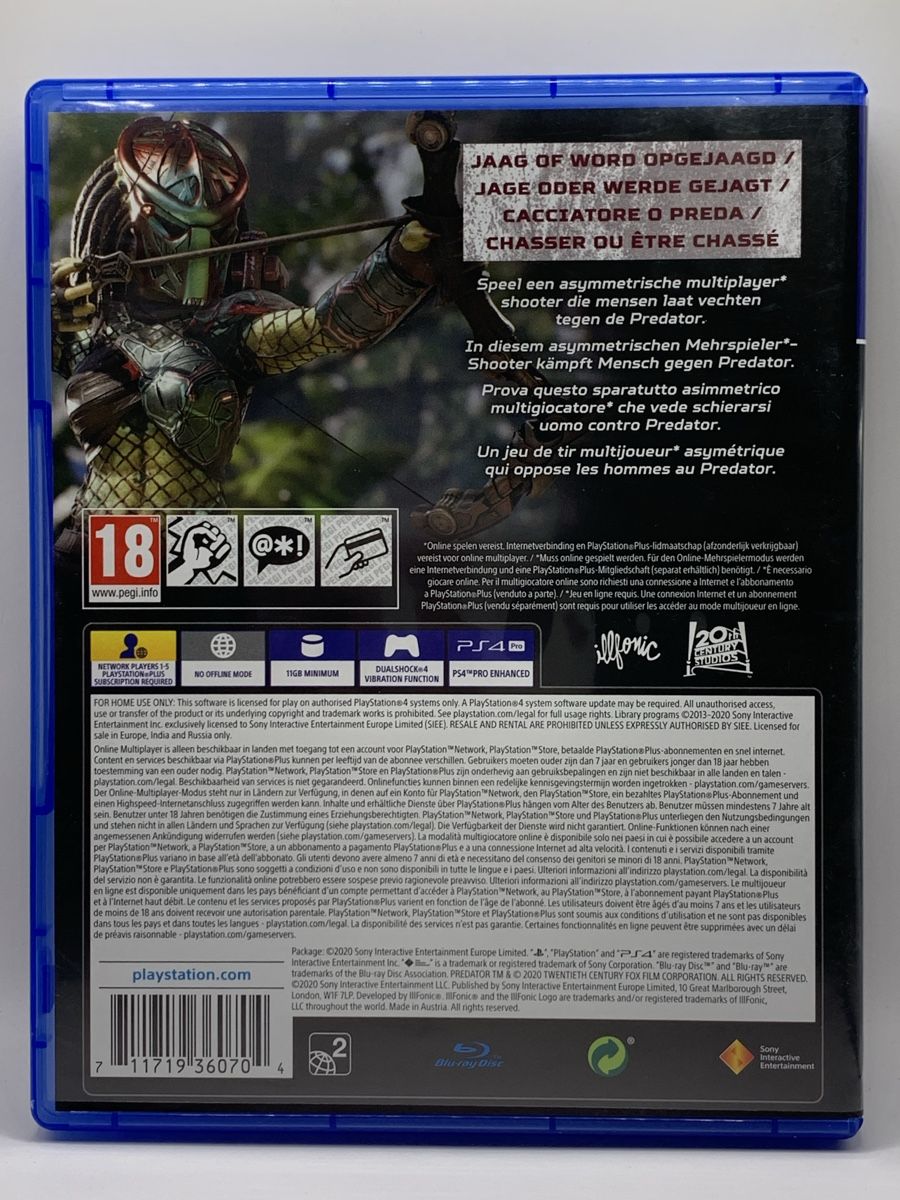 Sony Spiele: Predator Hunting Grounds - PS4 – Gebraucht aus Ostermundigen von RG-Collector 1