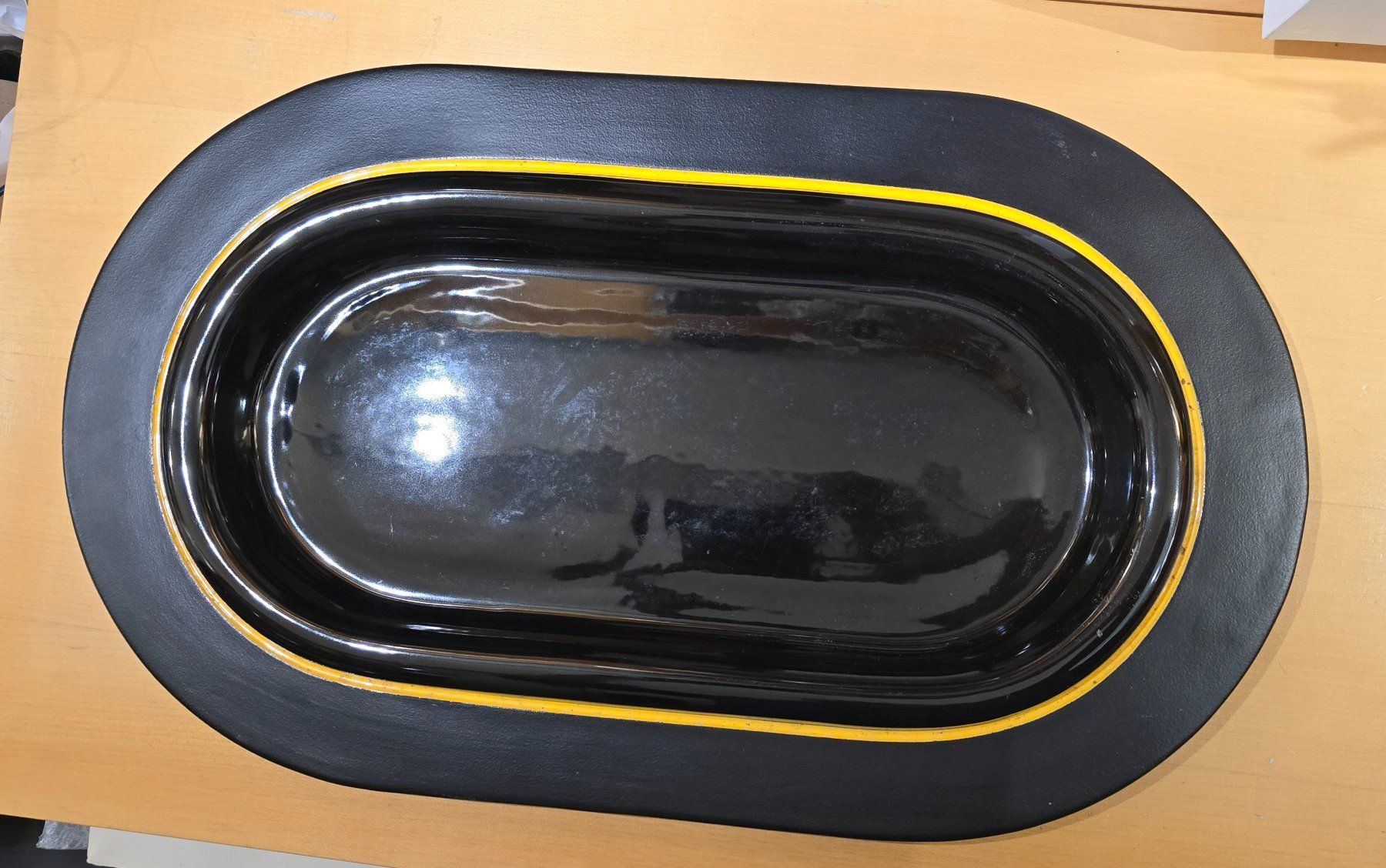 Teller: Original SICART Keramik Platte 70 er – Gebraucht aus Thalwil von Designer50 1