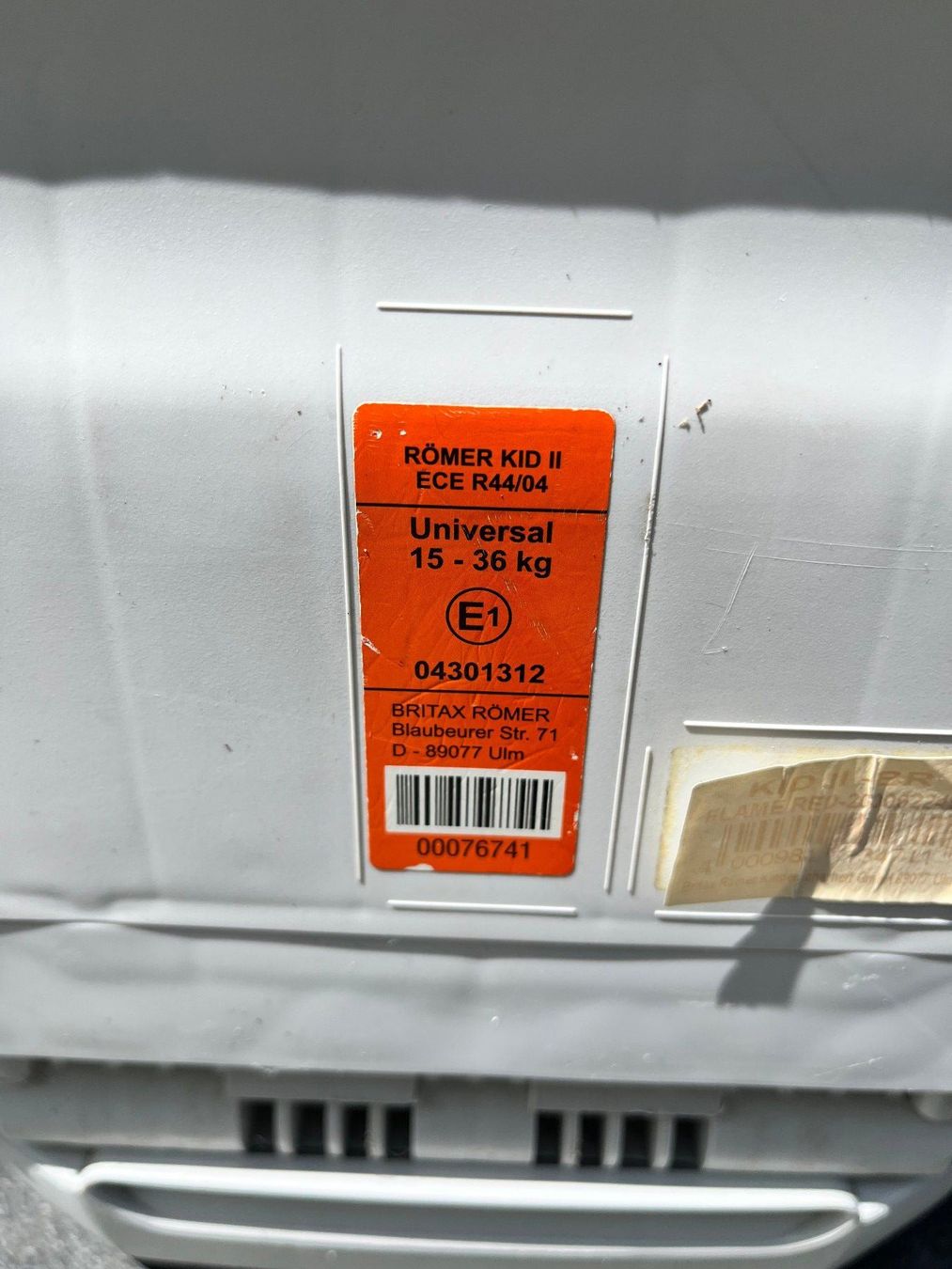 Britax Römer Auto-Kindersitze: Römer Kinder-Autositz – Gebraucht aus Richterswil von tonya02 1