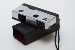 Kodak Pocket Instamatic 300 Camera + Leather Case