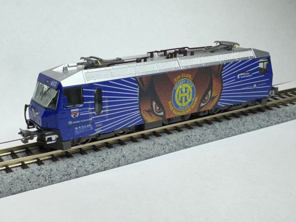 Kato RhB Ge4/4 lll 652 HCD Spur N Analog (Gebraucht) in