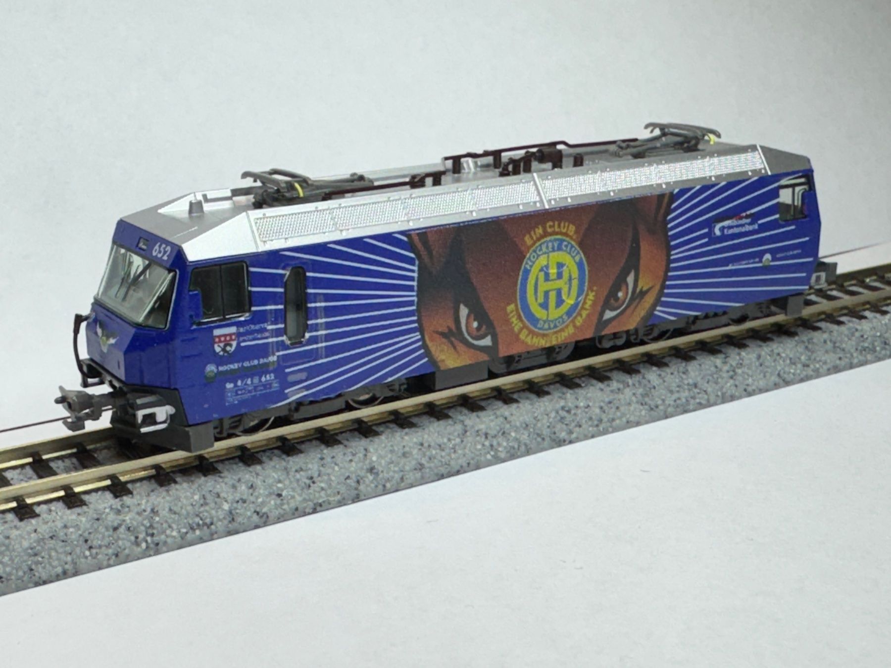 KATO/NOCH 7074065 Ge4/4 Ⅱ 652 HCD 2020 Kato RhB Ge4/4 lll 652 HCD Spur N Analog (Gebraucht) in